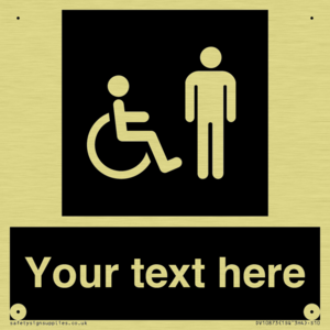 Custom information: black panel disabled and male